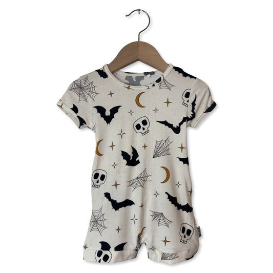 Bats & Boneheads Kid's Shorty Romper